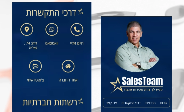 כרטיס ביקור ללקוח גיל מאיר - מנטור למכירות